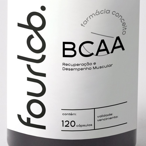BCAA  Recuperação e Desempenho Muscular - 120 Cápsulas 