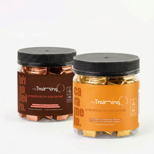  Kit 2 Creatinas in Caramel e Brigadeiro -  120 caramelos