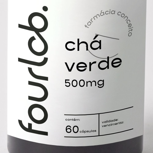 Chá Verde 500mg - 60 cápsulas