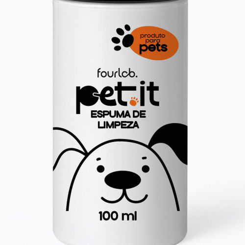 Mousse de Limpeza sem Enxágue Pet.it - 100ml