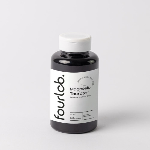 Magnésio Taurato 500 mg Relaxamento e Bem-Estar- 120 cápsulas