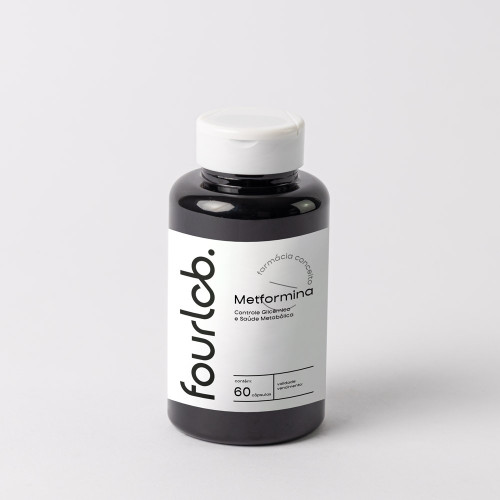 Metformina 500mg Controle Glicêmico e Saúde Metabólica - 60 cápsulas 