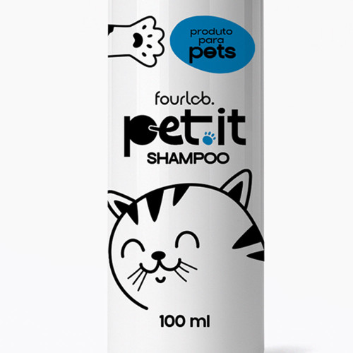 Shampoo Antisséptico e Antifúngico Pet.it com Óleo de Melaleuca