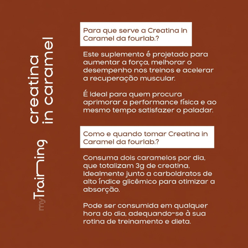  Kit 2 Creatinas in Caramel Brigadeiro -  120 caramelos