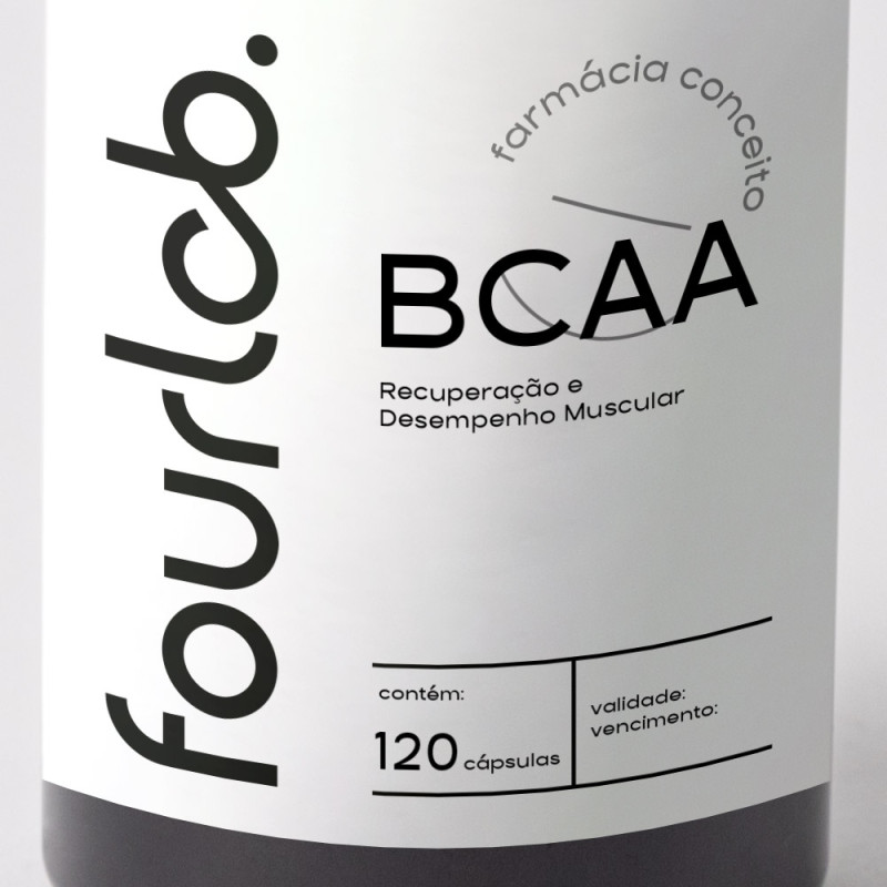 BCAA  Recuperação e Desempenho Muscular - 120 Cápsulas 