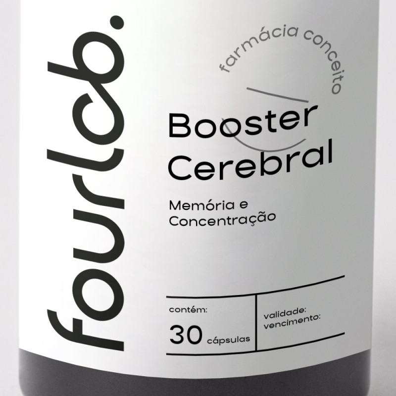 Booster Cerebral - Memória e Concentração - 30 cápsulas