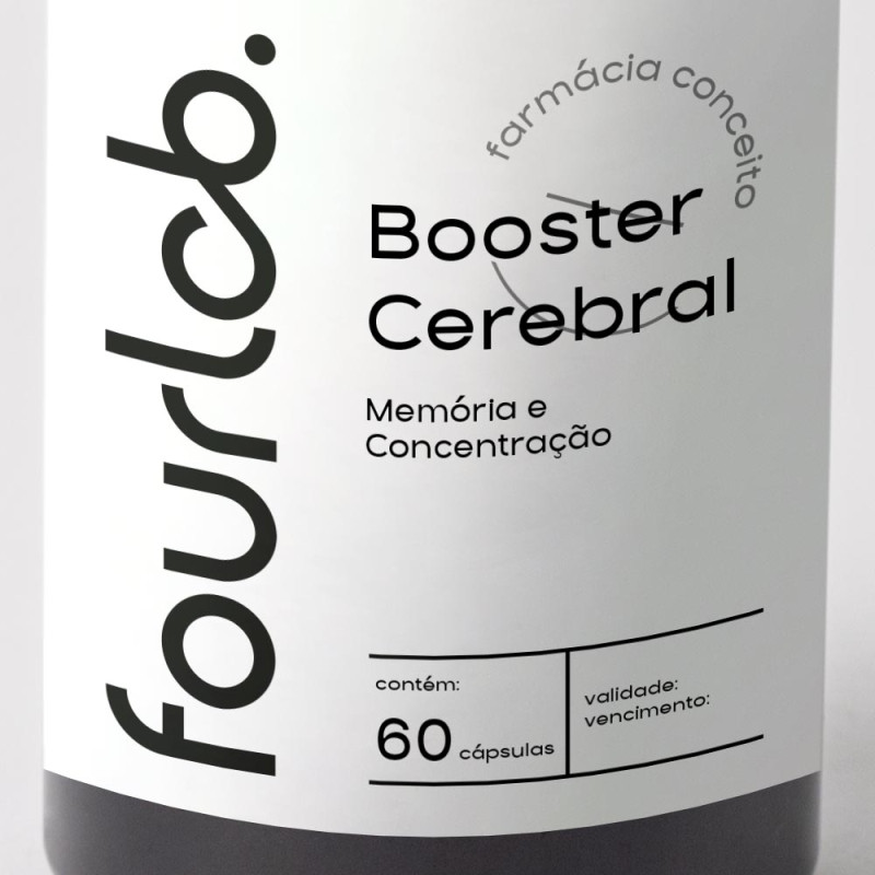 Booster Cerebral - Memória e Concentração - 60 cápsulas