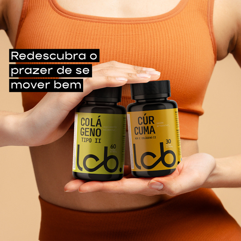 Fórmula Avançada Articular – Cúrcuma, Colágeno, MSM  - 30 Cápsulas