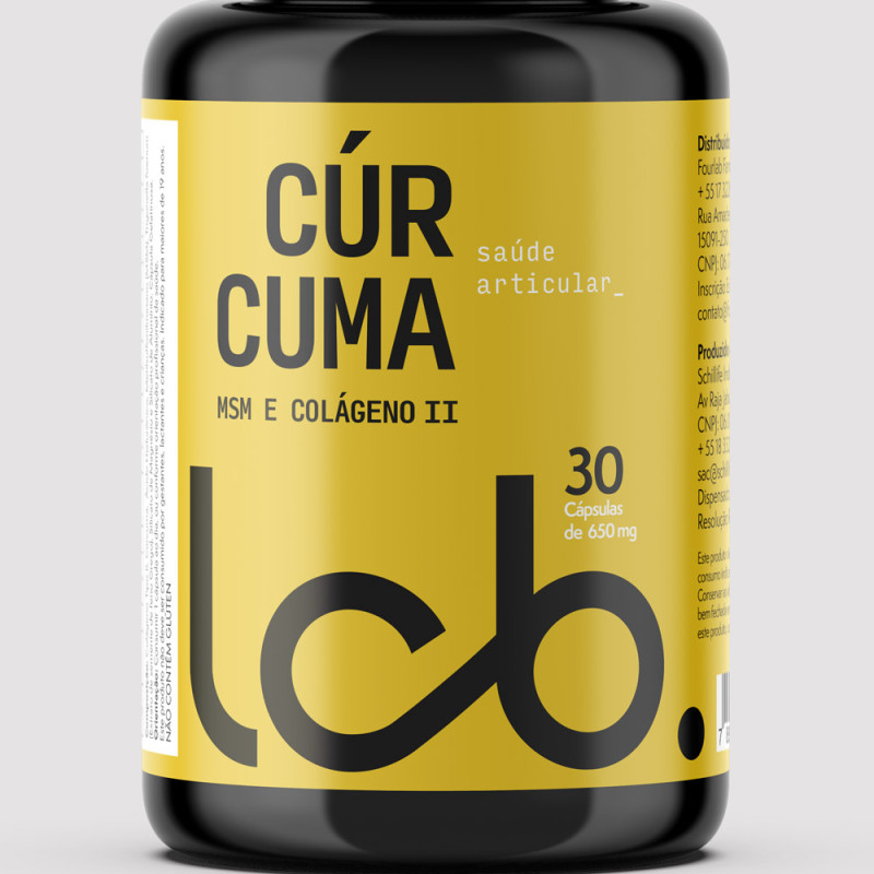 Fórmula Avançada Articular – Cúrcuma, Colágeno, MSM  - 30 Cápsulas