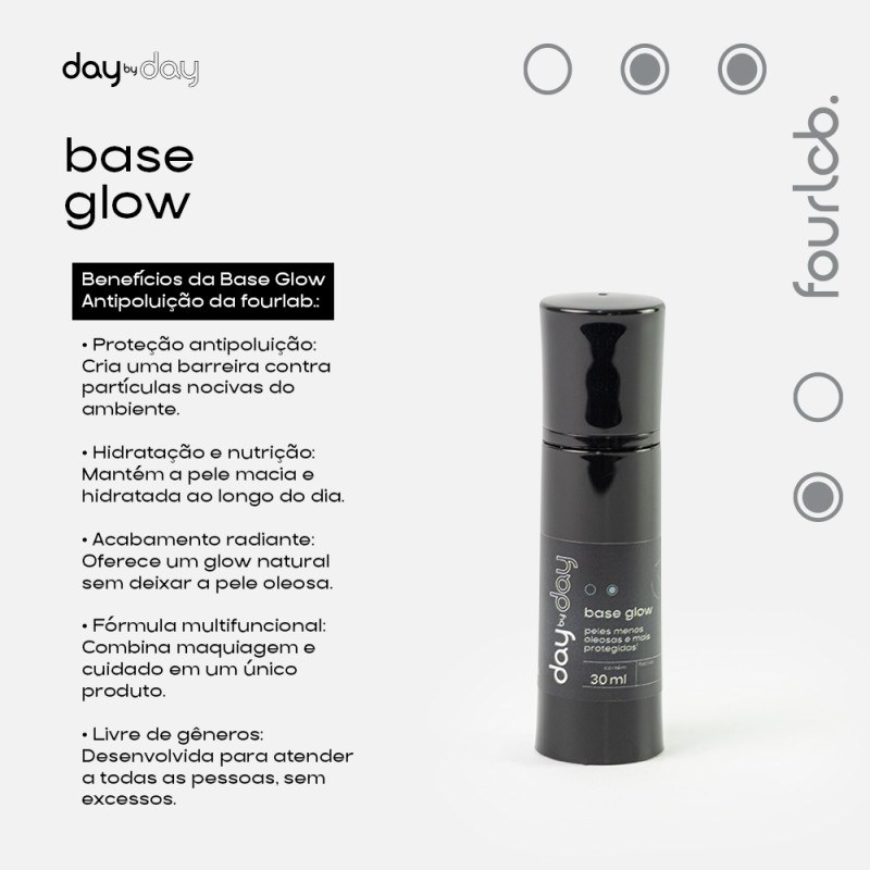 Base Glow Antipoluição Day By Day - 30ml