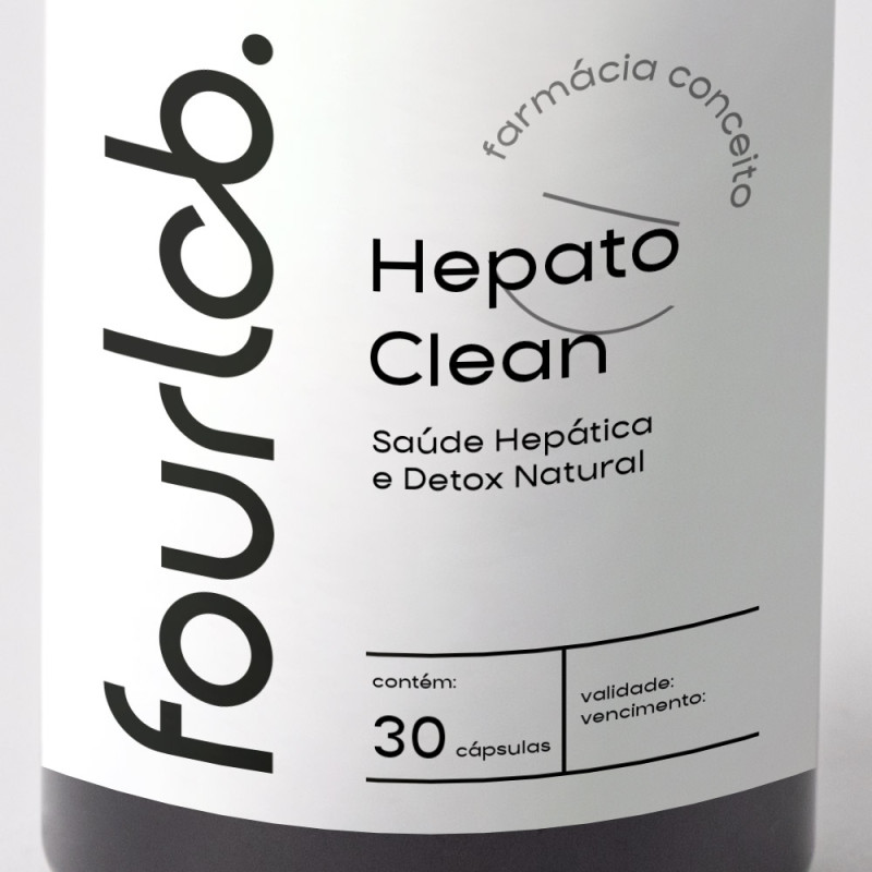 HepatoClean Saúde Hepática e Detox Natural -  30 cápsulas
