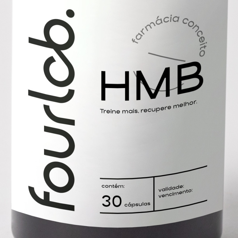 HMB 1500mg Recuperação Muscular e Força Física - 30 doses