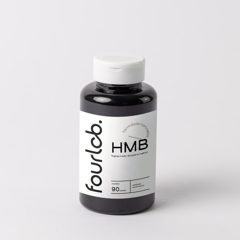 HMB 1500mg Recuperação Muscular e Força Física- 90 doses