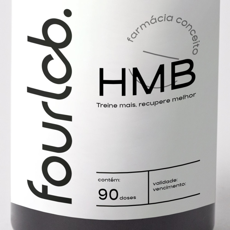 HMB 1500mg Recuperação Muscular e Força Física- 90 doses
