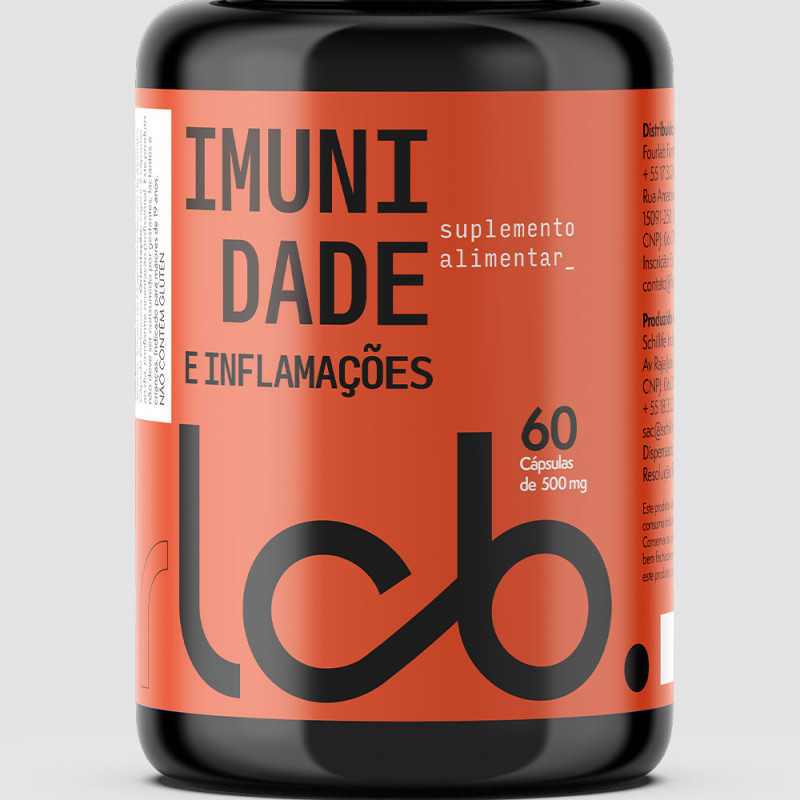 Imunidade Forte - Vitamina C + Própolis + Alho + Selênio + Zinco - 60 Cápsulas