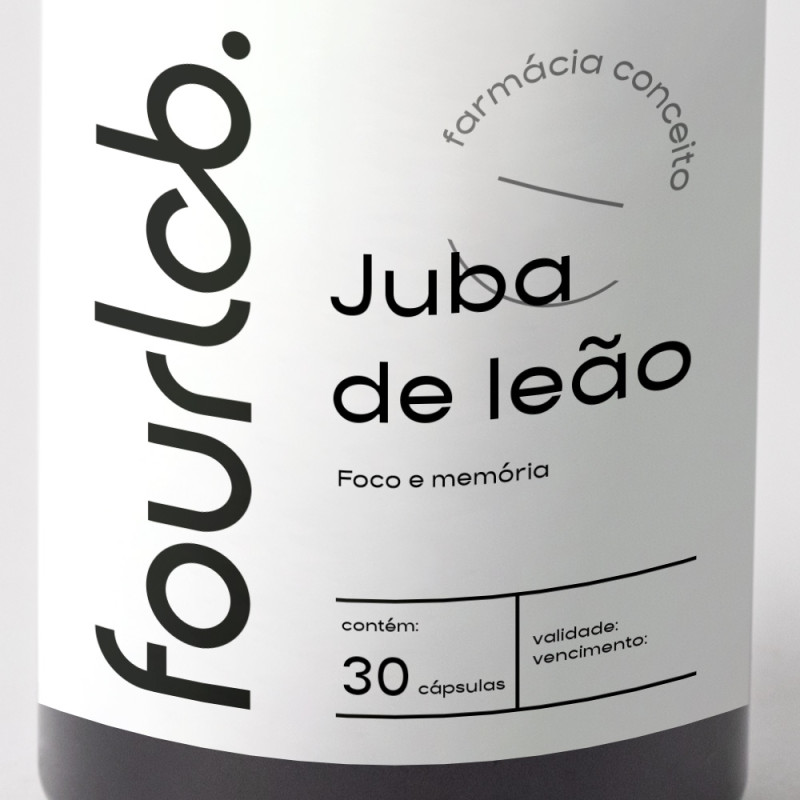 Juba de Leão 500mg Foco e Memória - 30 cápsulas