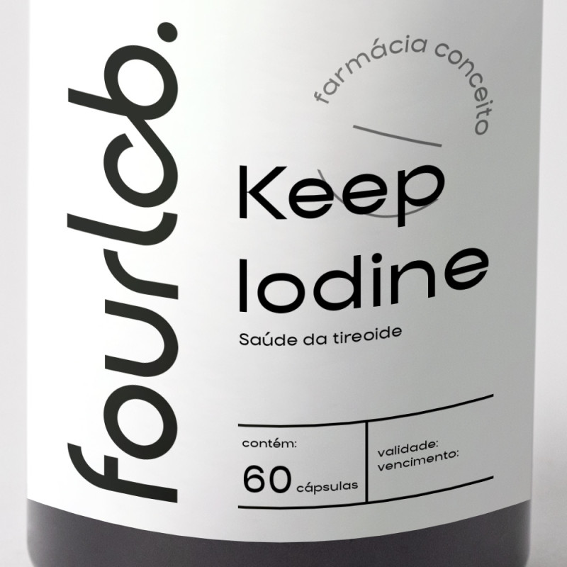 Keep Iodine 150mcg Saúde da Tireoide - 60 cápsulas