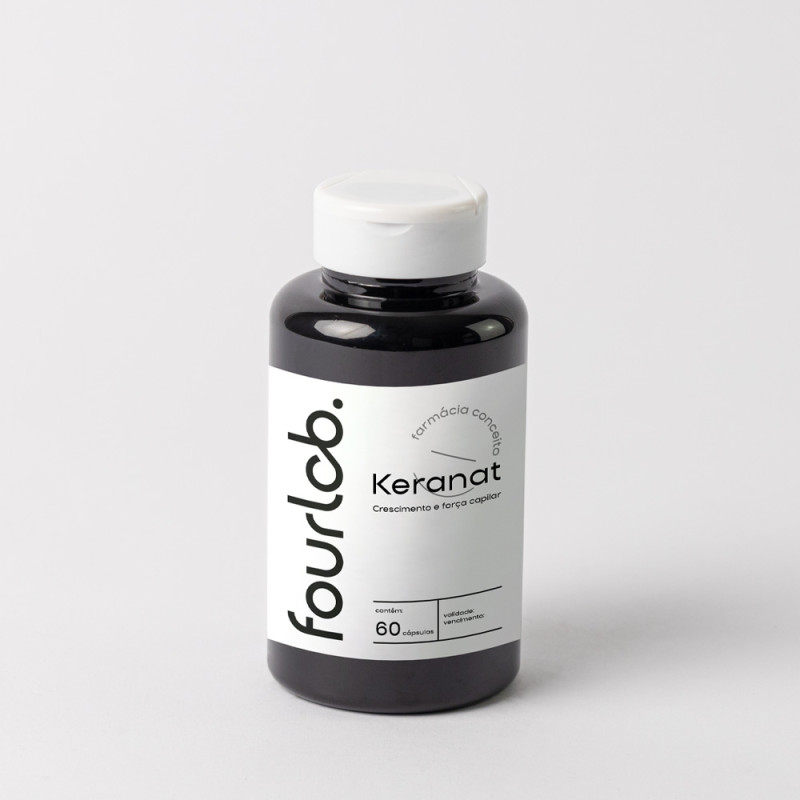 Keranat 150mg - 60 cápsulas - Tratamento Capilar | Fourlab