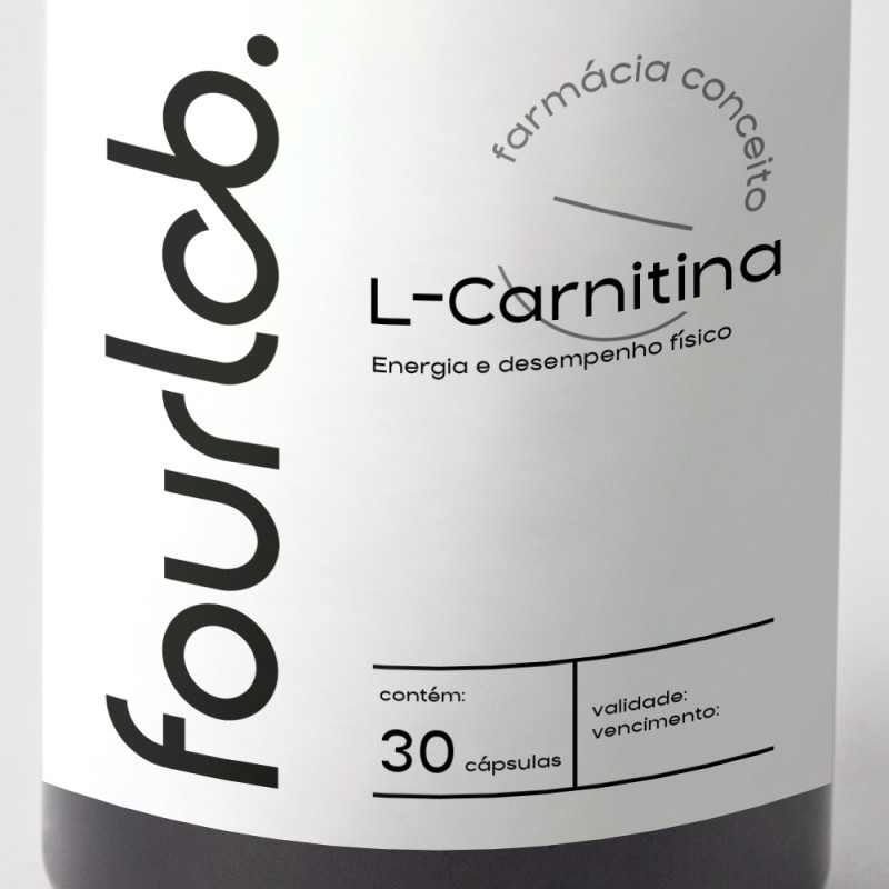 L-Carnitina 500 mg Queima de Gordura e Definição -  30 cápsulas