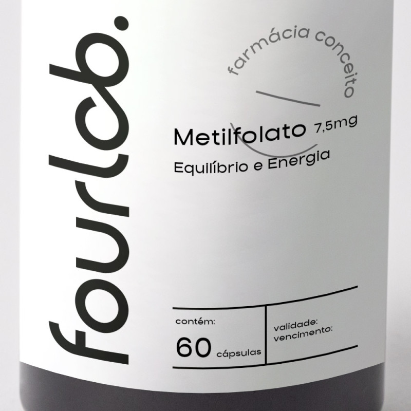 Metilfolato 7,5 mg  Equilíbrio e Energia - 60 cápsulas 