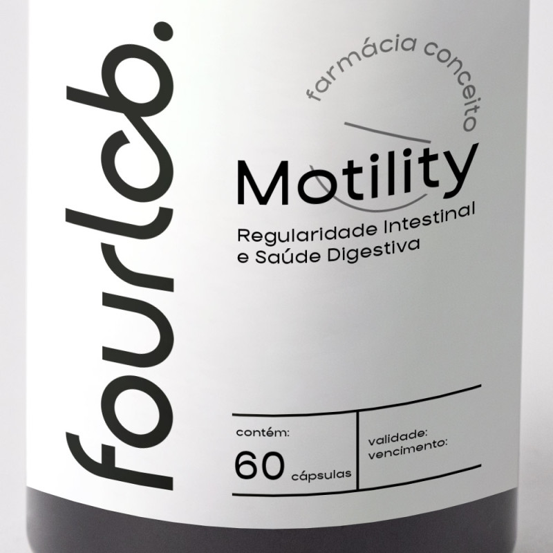 Motility 500mg  Regularidade Intestinal e Saúde Digestiva -  60 cápsulas
