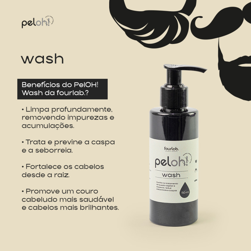 Shampoo pelOH! Wash - 150ml