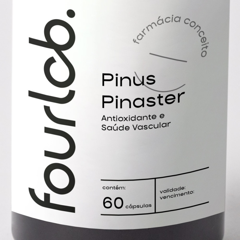 Pinus Pinaster 150mg  Antioxidante e Saúde Vascular - 60 cápsulas