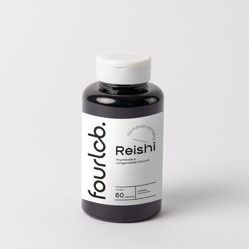Reishi 500mg Imunidade e Longevidade Natural -  60 cápsulas 