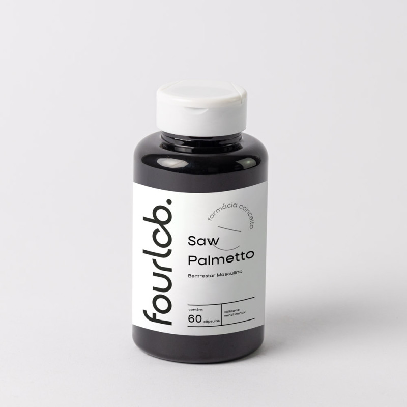 Extrato de Saw Palmetto 500mg  Bem-estar Masculino - 60 cápsulas 