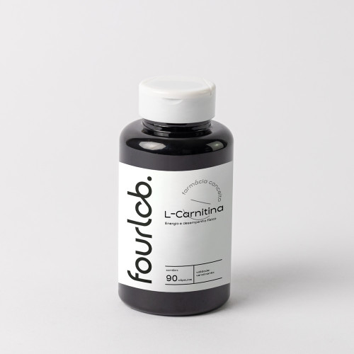 L-Carnitina 500 mg Queima de Gordura e Definição - 90 cápsulas