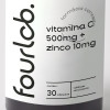Vitamina C 500mg + Zinco 10mg - 30 cápsulas